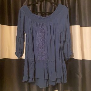 Flowy Lace Detail Top